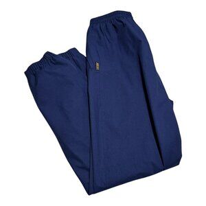 Vintage Saucony Goretex Polyester Navy Blue Track Pants Men’s‎ Large